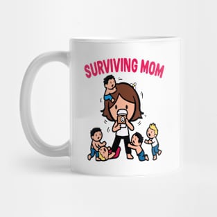 Chaotic Mom Life Survival Mug